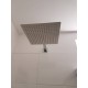 CHUVEIRO DUCHA QUADRADO INOX 30X30cm COM BRAÇO PAREDE