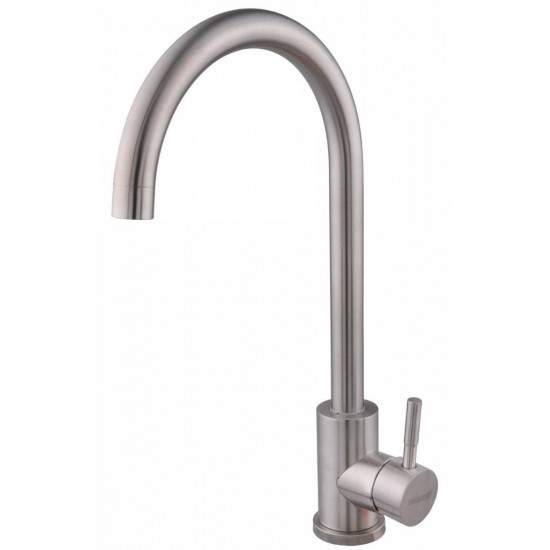 TORNEIRA AÇO INOX ESCOVADO MONOCOMANDO COZINHA ENVIO IMEDIATO