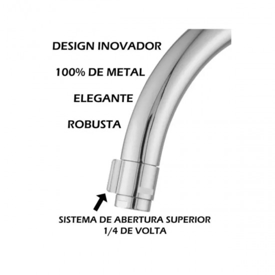 Torneira mesa lavatório baixa C52 1/4 de Volta Metal Cromado - Torneira  Shop - Loja online de torneiras e metais sanitários